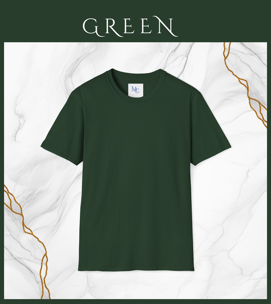 Plain Green half sleeve t shirt