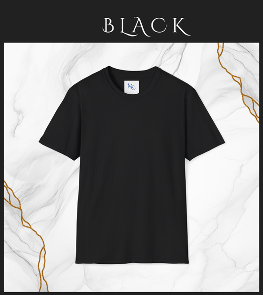 Plain Black half sleeve t shirt